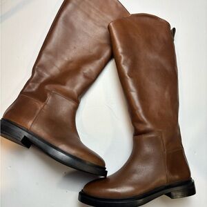 Steve Madden Gaige brown leather riding boot